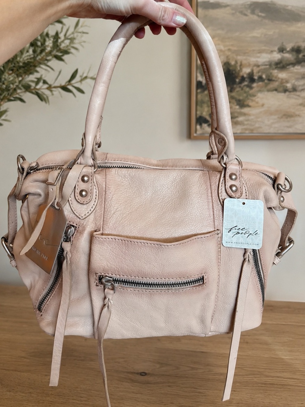 We The Free Baby Emerson Tote Bag Toasted Almond